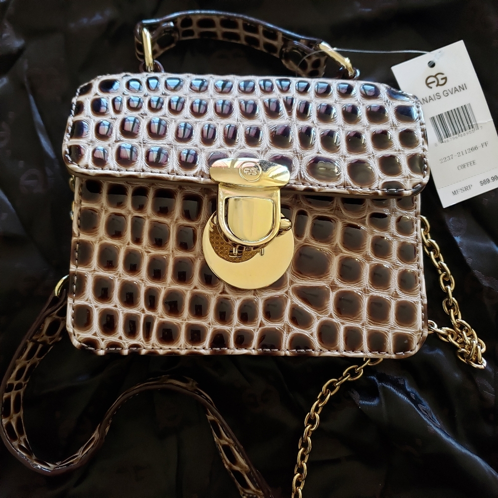 Special..Anais Gvani Croco Purse